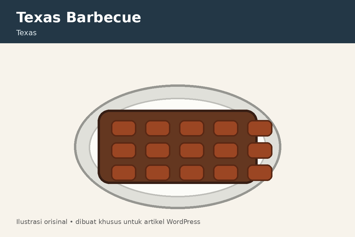 Texas barbecue brisket