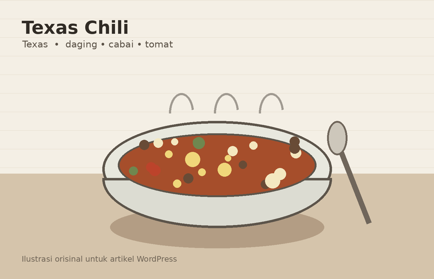 Ilustrasi Texas Chili
