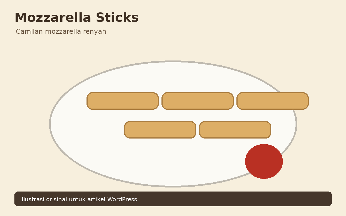 Ilustrasi 4. Mozzarella Sticks