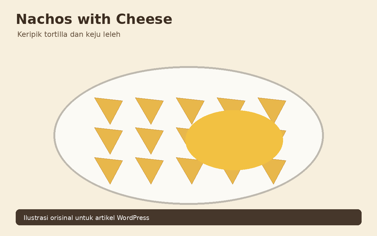 Ilustrasi 5. Nachos dengan Keju